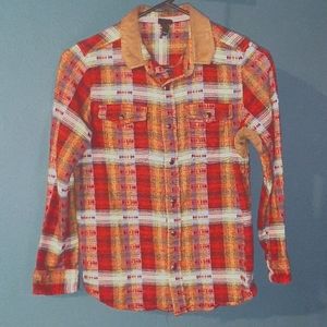 Western style snap button down